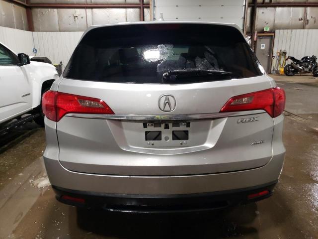 5J8TB4H36EL011587 - 2014 ACURA RDX SILVER photo 6