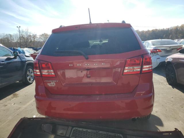 3C4PDCAB8LT182798 - 2020 DODGE JOURNEY SE RED photo 6