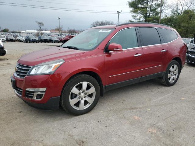 1GNKRJKDXEJ220100 - 2014 CHEVROLET TRAVERSE LTZ RED photo 1