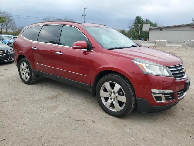 1GNKRJKDXEJ220100 - 2014 CHEVROLET TRAVERSE LTZ RED photo 4