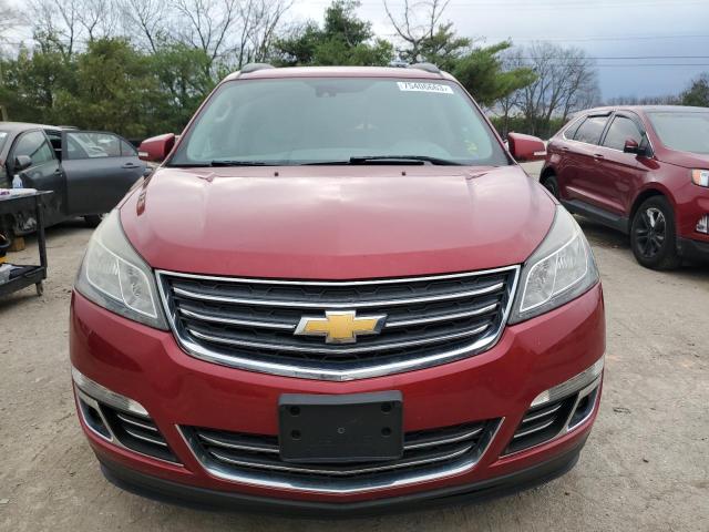 1GNKRJKDXEJ220100 - 2014 CHEVROLET TRAVERSE LTZ RED photo 5