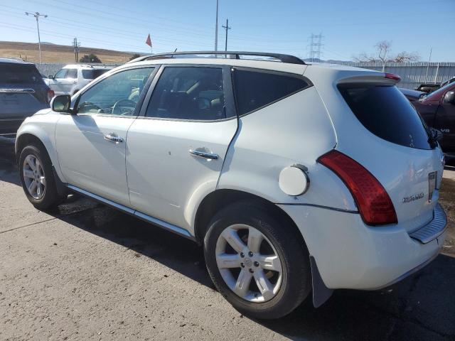 JN8AZ08W17W605952 - 2007 NISSAN MURANO SL WHITE photo 2