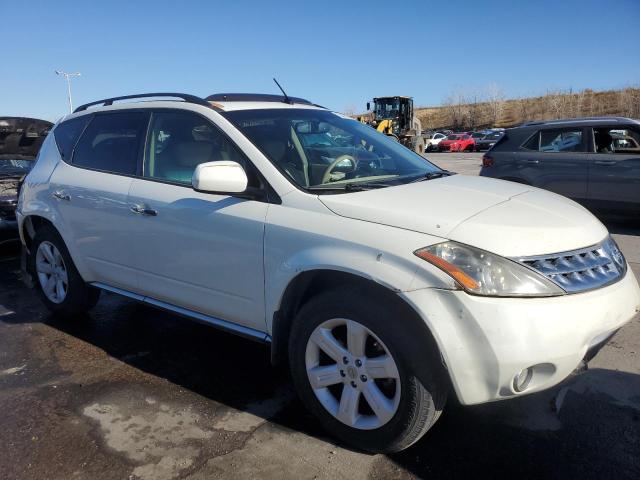 JN8AZ08W17W605952 - 2007 NISSAN MURANO SL WHITE photo 4