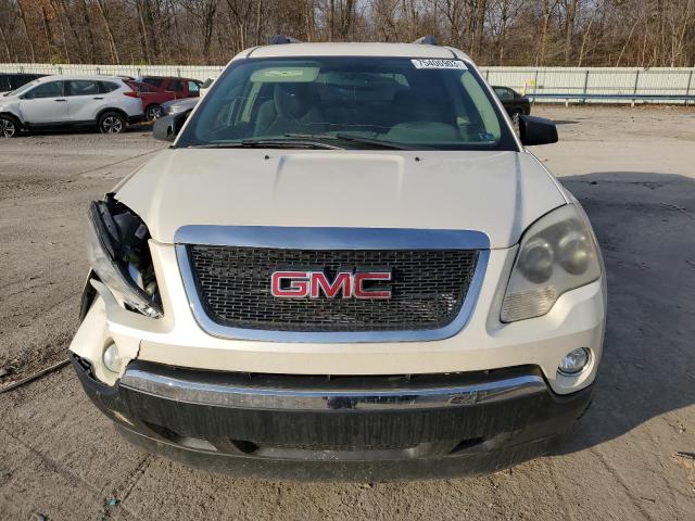 1GKLVLED6AJ135480 - 2010 GMC ACADIA SLE WHITE photo 5