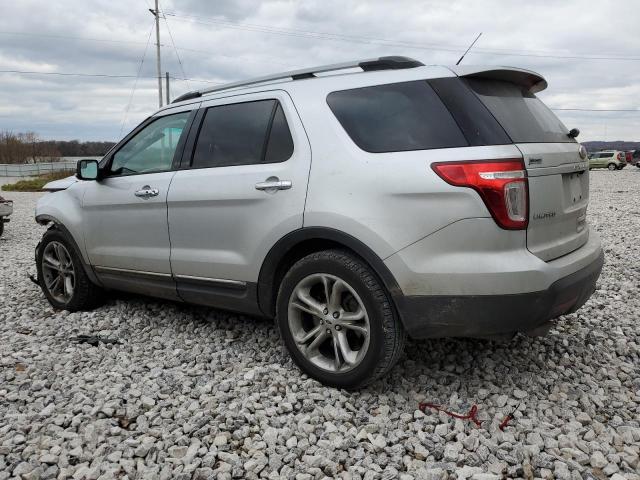 1FM5K7F87FGB81633 - 2015 FORD EXPLORER LIMITED SILVER photo 2