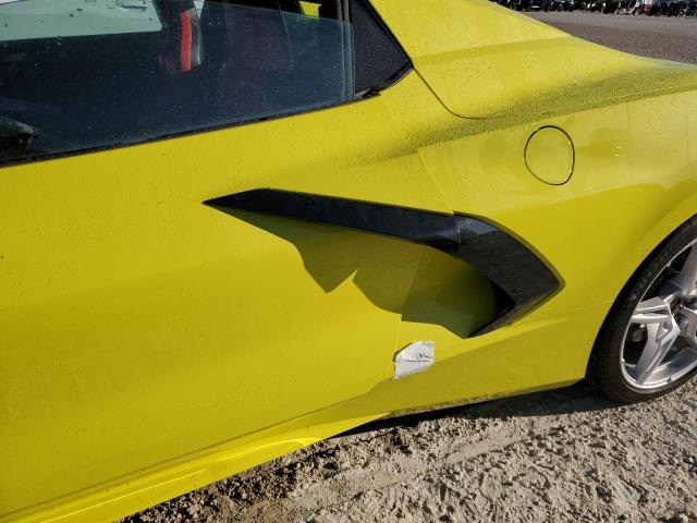 1G1YA3D46P5131826 - 2023 CHEVROLET CORVETTE STINGRAY 1LT YELLOW photo 12