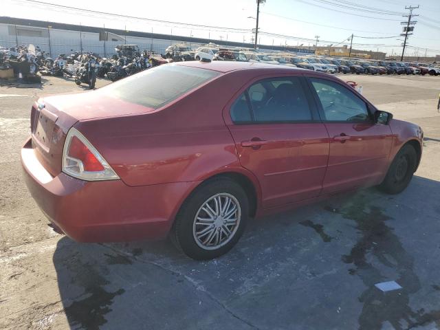 3FAHP06Z38R132773 - 2008 FORD FUSION S RED photo 3