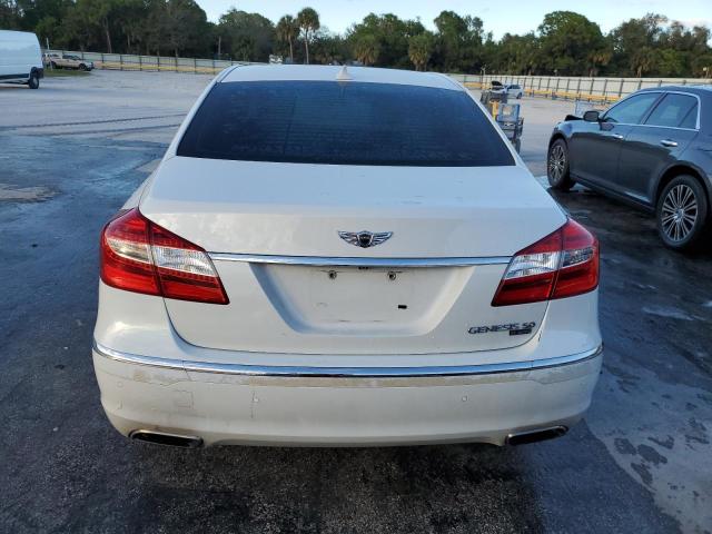 KMHGC4DH9DU233799 - 2013 HYUNDAI GENESIS 5.0L WHITE photo 6