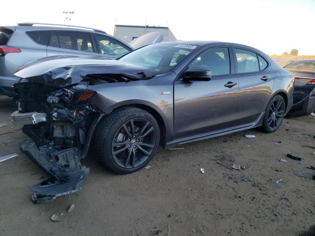 19UUB3F66JA002549 - 2018 ACURA TLX TECH+A GRAY photo 1