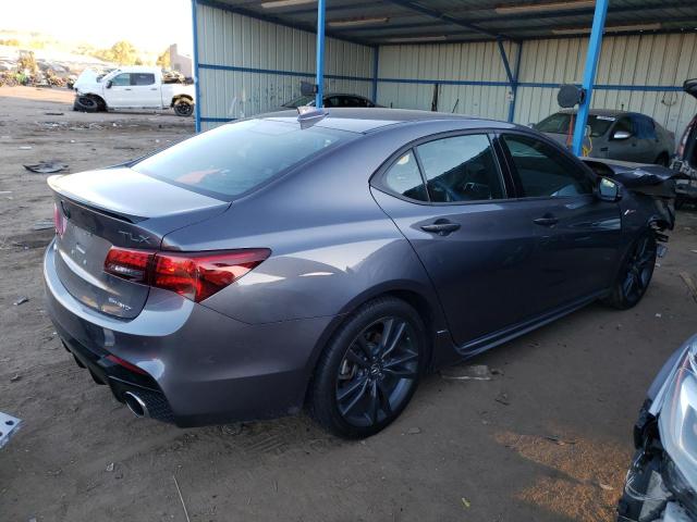 19UUB3F66JA002549 - 2018 ACURA TLX TECH+A GRAY photo 3