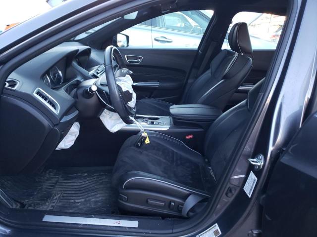 19UUB3F66JA002549 - 2018 ACURA TLX TECH+A GRAY photo 7