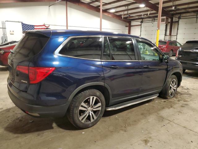 5FNYF6H38HB015068 - 2017 HONDA PILOT EX BLUE photo 3