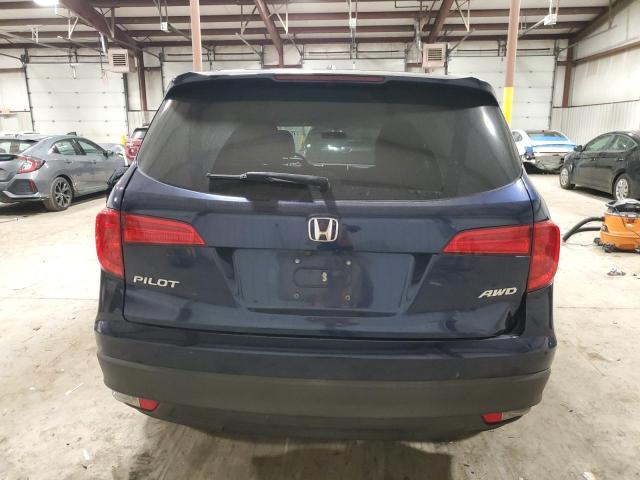 5FNYF6H38HB015068 - 2017 HONDA PILOT EX BLUE photo 6