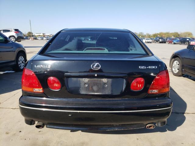 JT8BL69SX10005827 - 2001 LEXUS GS 430 BLACK photo 6