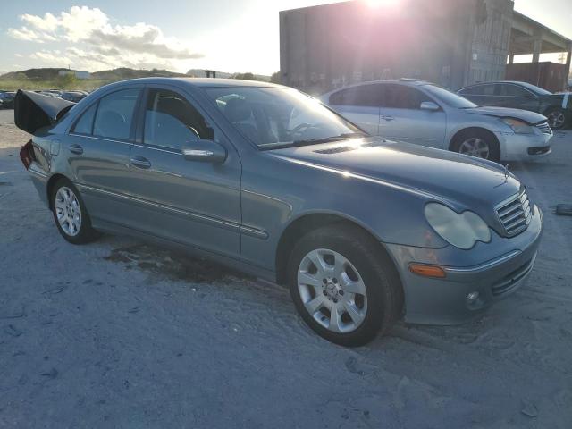 WDBRF54H06A834824 - 2006 MERCEDES-BENZ C 280 TURQUOISE photo 4