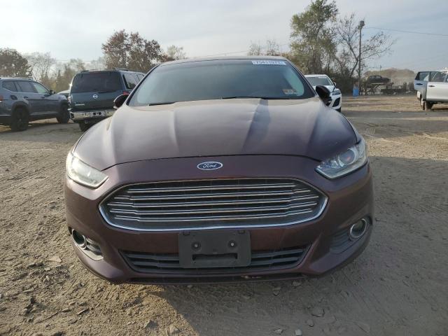 3FA6P0HRXDR104063 - 2013 FORD FUSION SE BURGUNDY photo 5