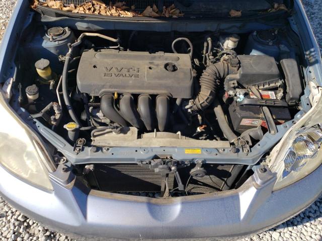 2T1KR32E08C700885 - 2008 TOYOTA COROLLA MA XR BLUE photo 11