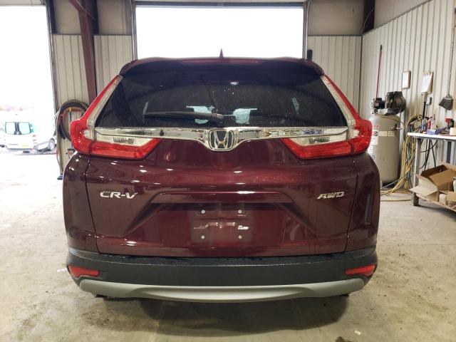 7FARW2H88KE060502 - 2019 HONDA CR-V EXL BURGUNDY photo 6