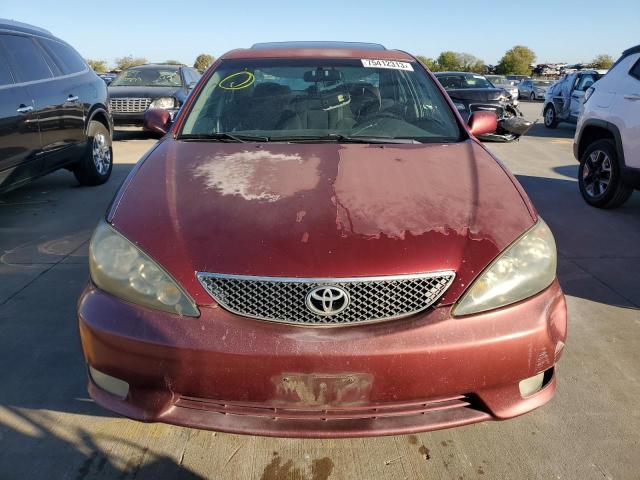 4T1BE32K05U036776 - 2005 TOYOTA CAMRY LE BURGUNDY photo 5