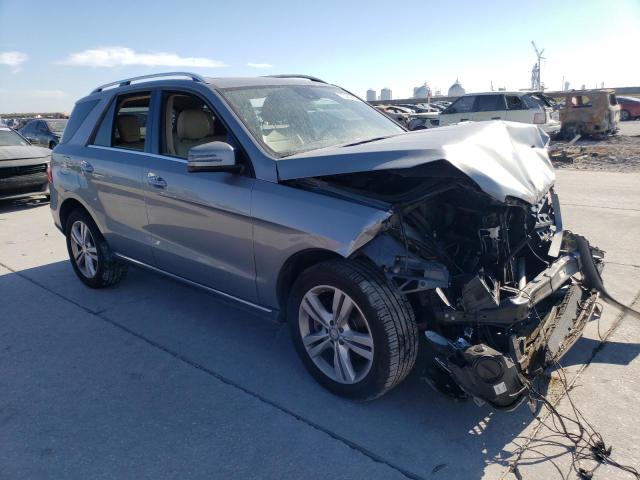 4JGDA5HB2FA508311 - 2015 MERCEDES-BENZ ML 350 4MATIC SILVER photo 4