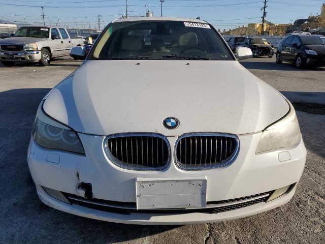 WBANU5C54AC365938 - 2010 BMW 528 I WHITE photo 5