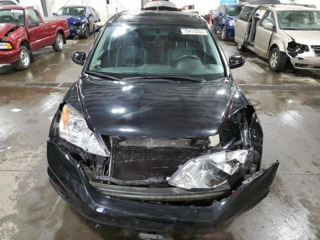 5J6RE4H75BL100947 - 2011 HONDA CR-V EXL BLACK photo 5