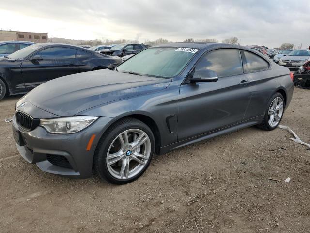 WBA3R5C51FK372500 - 2015 BMW 435 XI GRAY photo 1