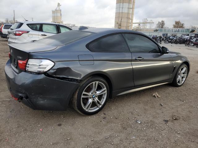 WBA3R5C51FK372500 - 2015 BMW 435 XI GRAY photo 3