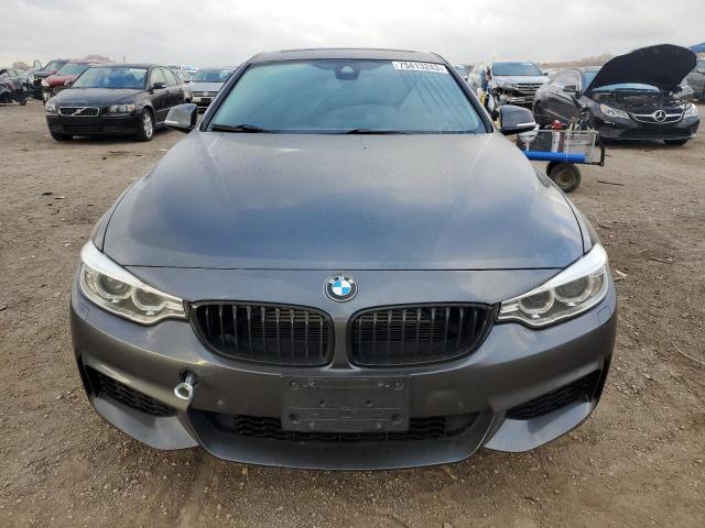 WBA3R5C51FK372500 - 2015 BMW 435 XI GRAY photo 5