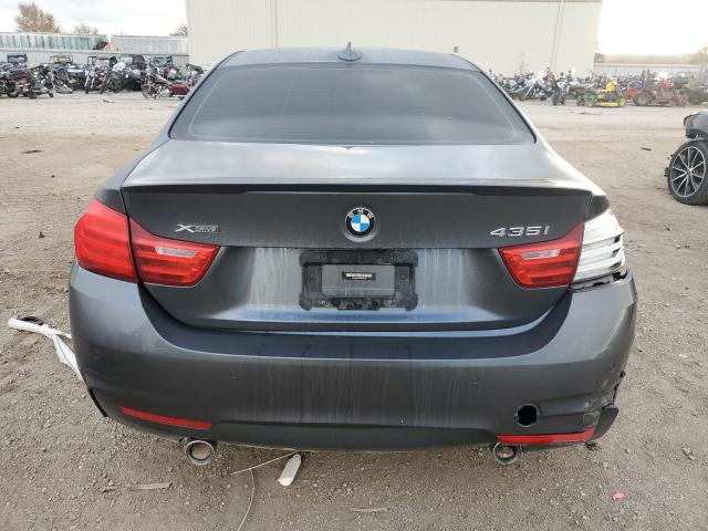 WBA3R5C51FK372500 - 2015 BMW 435 XI GRAY photo 6