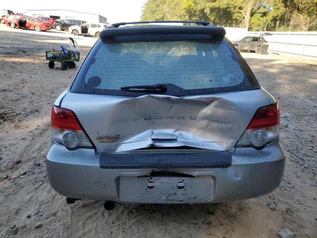 JF1GG68545H804877 - 2005 SUBARU IMPREZA OUTBACK SPORT SILVER photo 6