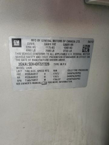 2GKALSEK4D6327228 - 2013 GMC TERRAIN SLE 米色 照片 13