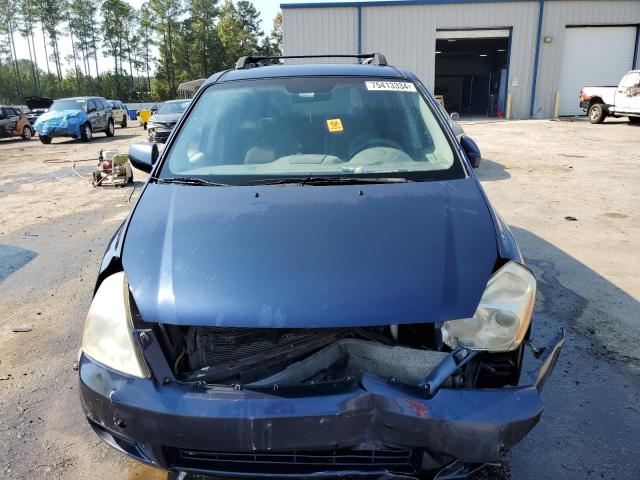 KNDMB233176180920 - 2007 KIA SEDONA EX BLUE photo 5