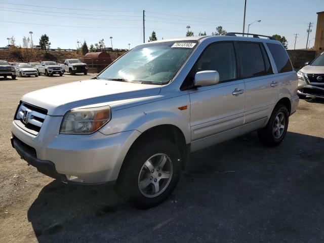 5FNYF28407B034407 - 2007 HONDA PILOT EX SILVER photo 1