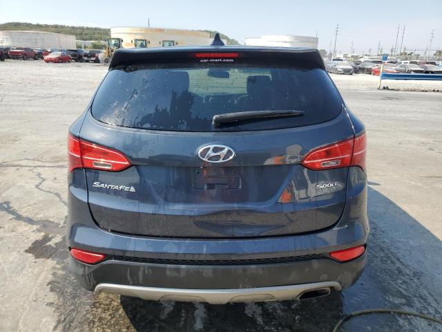 5XYZU3LB8DG102723 - 2013 HYUNDAI SANTA FE S BLUE photo 6