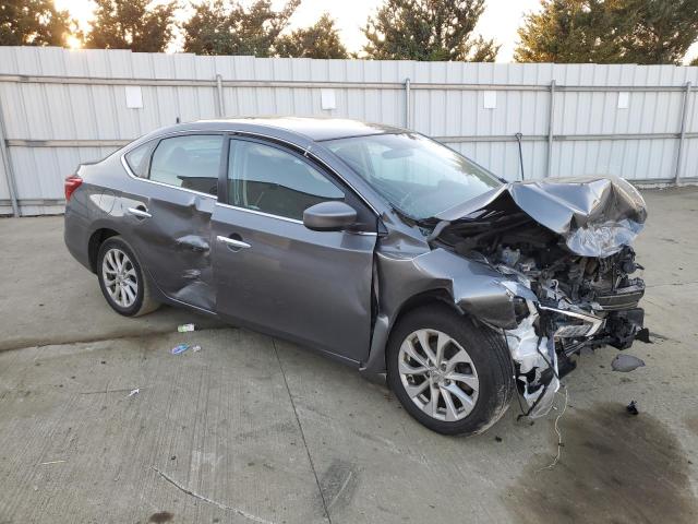 3N1AB7AP3KY241274 - 2019 NISSAN SENTRA S GRAY photo 4