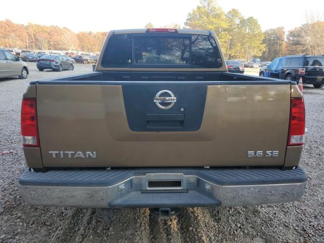 1N6BA07A95N520502 - 2005 NISSAN TITAN XE CREAM photo 6