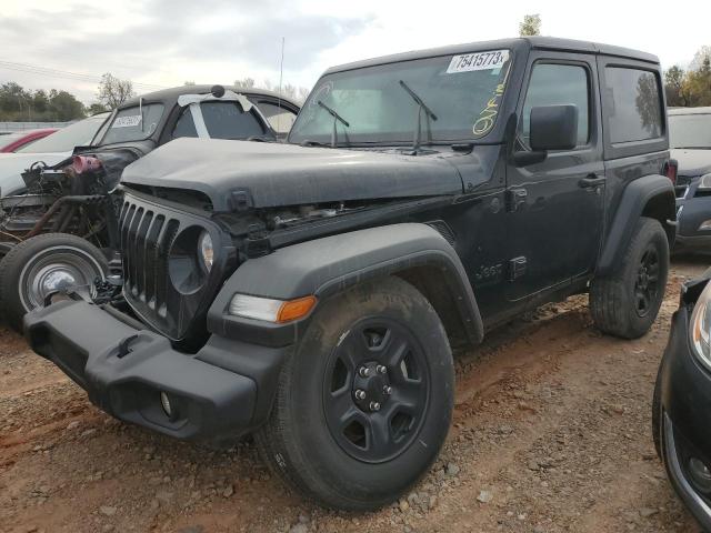 1C4HJXAG8NW255715 - 2022 JEEP WRANGLER SPORT BLACK photo 1