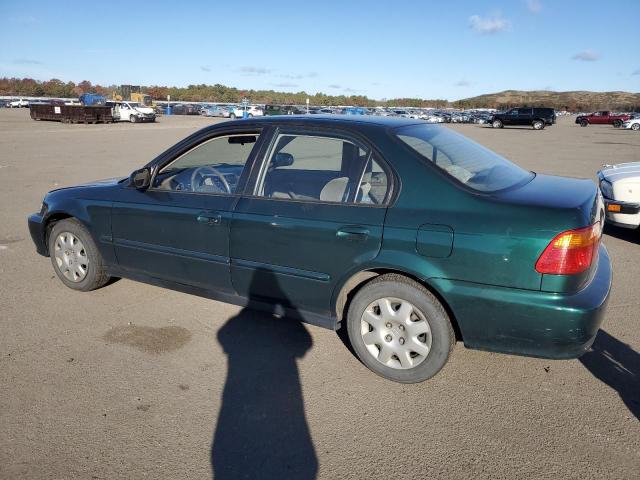 2HGEJ6611XH527462 - 1999 HONDA CIVIC BASE GREEN photo 2
