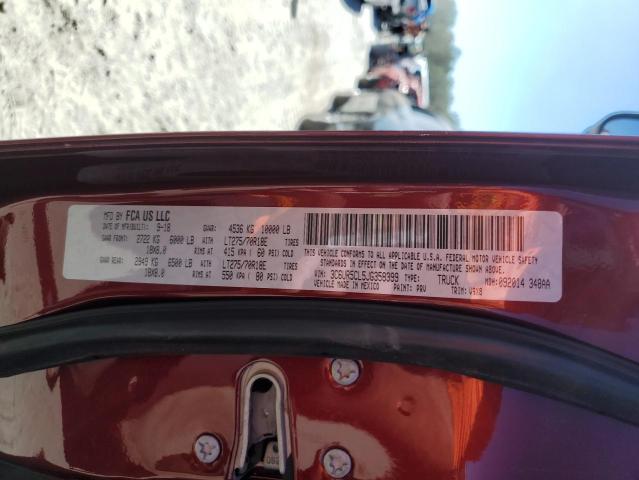 3C6UR5CL5JG358399 - 2018 RAM 2500 ST MAROON photo 12