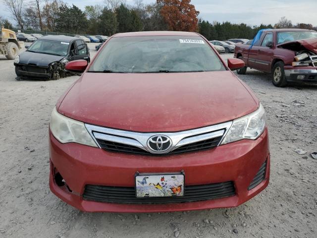 4T1BF1FK6CU542055 - 2012 TOYOTA CAMRY BASE RED photo 5