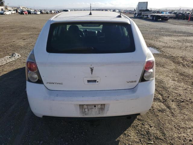 5Y2SP67009Z404924 - 2009 PONTIAC VIBE WHITE photo 6