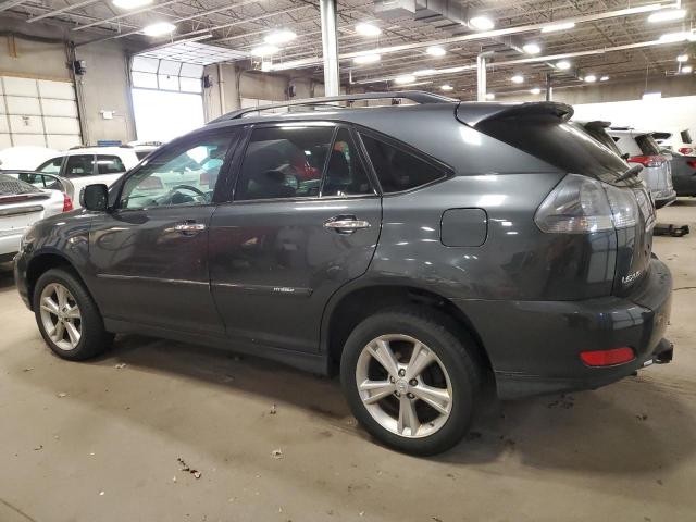 JTJHW31U382867345 - 2008 LEXUS RX 400H CHARCOAL photo 2