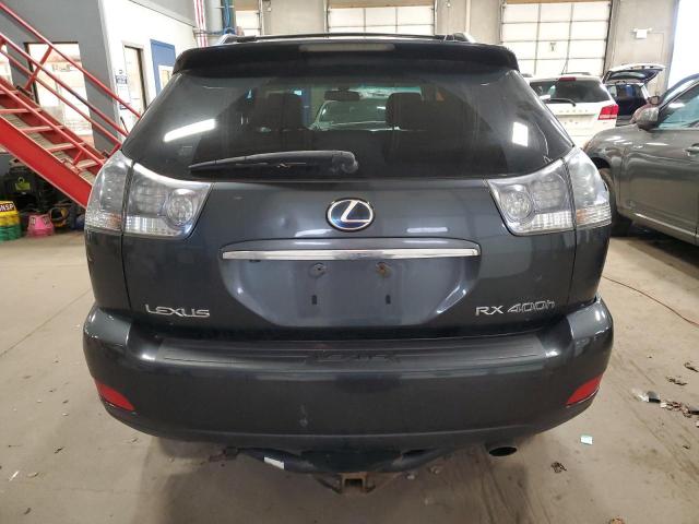 JTJHW31U382867345 - 2008 LEXUS RX 400H CHARCOAL photo 6