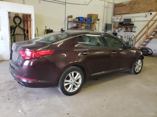 5XXGN4A75CG018497 - 2012 KIA OPTIMA EX MAROON photo 3