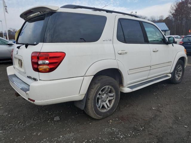 5TDBT48A73S157725 - 2003 TOYOTA SEQUOIA LIMITED WHITE photo 3