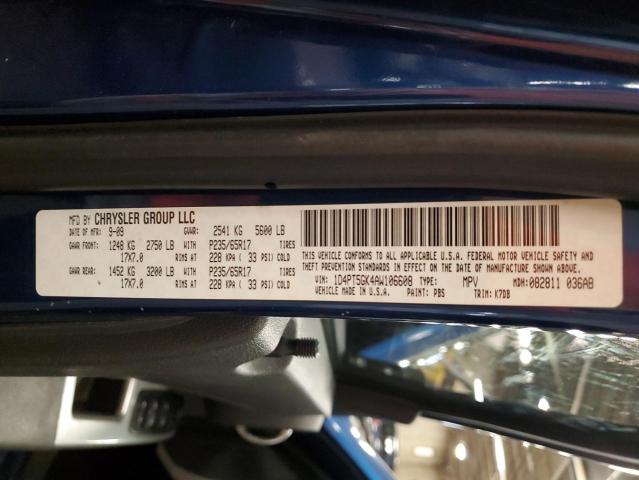 1D4PT5GK4AW106608 - 2010 DODGE NITRO SXT BLUE photo 12