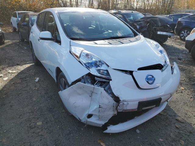 1N4AZ0CP7FC324367 - 2015 NISSAN LEAF S WHITE photo 4