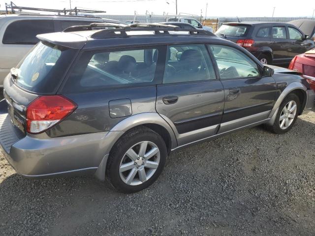 4S4BP61C697345291 - 2009 SUBARU OUTBACK 2.5I CHARCOAL photo 3