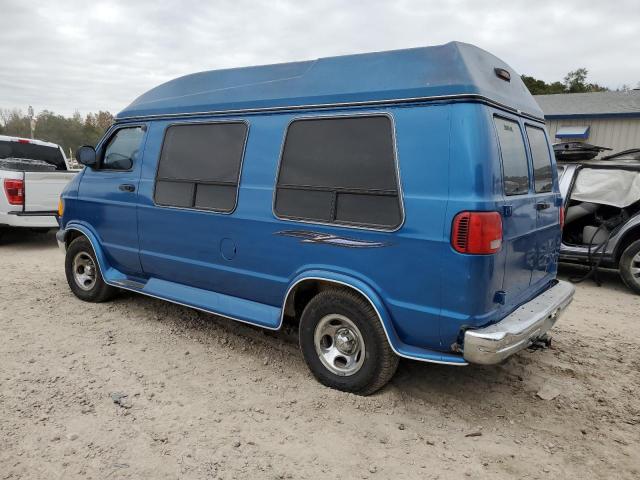 2B6HB11Y7WK122017 - 1998 DODGE RAM VAN B1500 BLUE photo 2